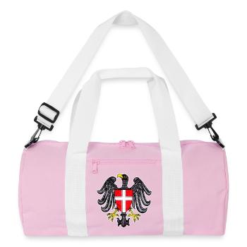 Vienna - Recycled Duffel Bag - pink/white - Front