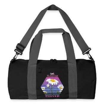 Tournesols - Sac de sport recyclé - noir/gris graphite - Devant