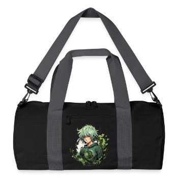 Manga Design - Recycled Duffel Bag - black/graphite grey - Front