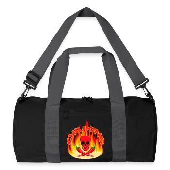 Roi du Chili - Sac de sport recyclé - noir/gris graphite - Devant