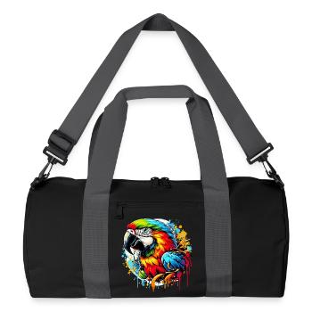 Parrot - Recycled Duffel Bag - black/graphite grey - Front