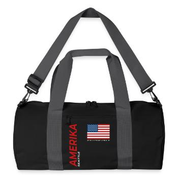 Seattle - Recycelte Duffel Bag - Schwarz/Graphitgrau - Vorne