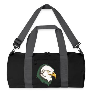 Eagle Head - Sac de sport recyclé - noir/gris graphite - Devant