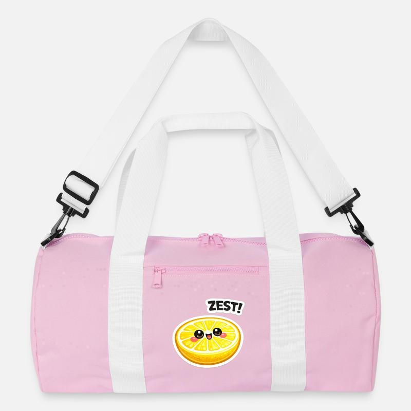 Zitrus Zest Sticker Recycelte Duffel Bag