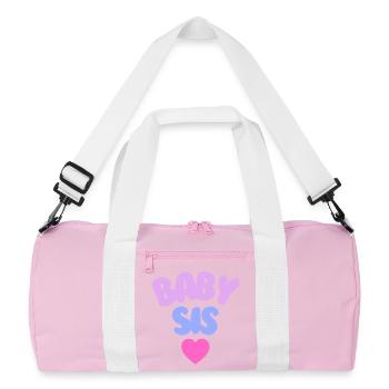 Petite sœur Love - Sac de sport recyclé - rose/blanc - Devant