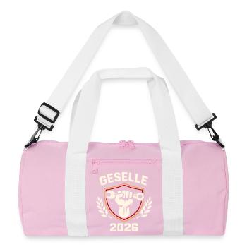 Journeyman 2026 screwed, sweated, won - Recycled Duffel Bag - pink/white - Front