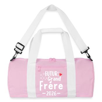 Child Future Big Brother 2026 - Announcement - Sac de sport recyclé - rose/blanc - Devant