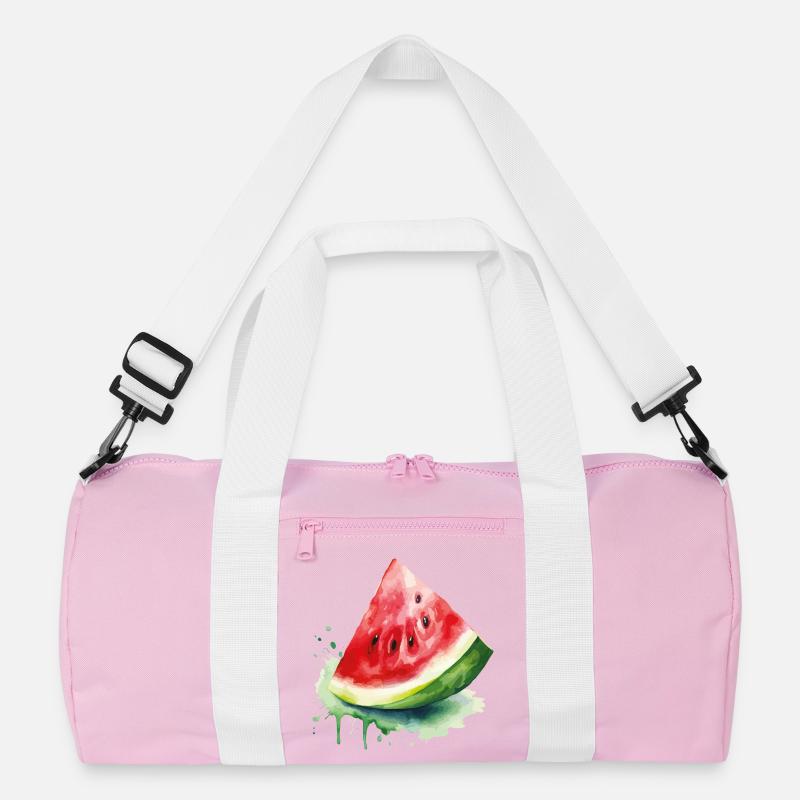 Wassermelone Aquarell Splash Recycelte Duffel Bag