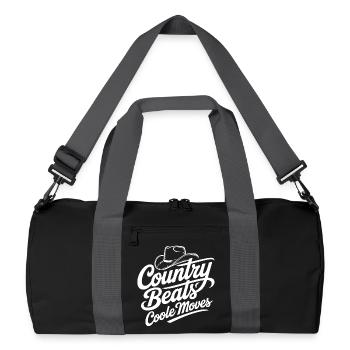 Country Moves Cool - Recycled Duffel Bag - black/graphite grey - Front