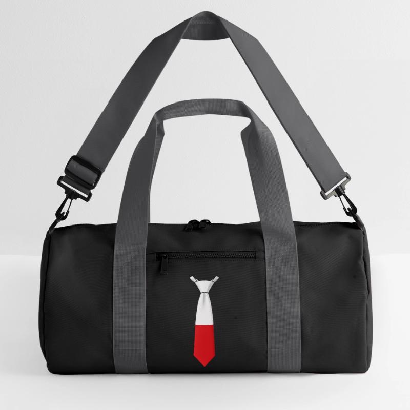 Cravate Pologne – Conception du drapeau Sac de sport recyclé