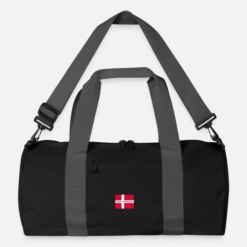 Danish Flag – Born in Denmark Recycled Duffel Bag