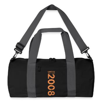 Édition limitée cadeau pour le 18e anniversaire 2008 - Sac de sport recyclé - noir/gris graphite - Devant