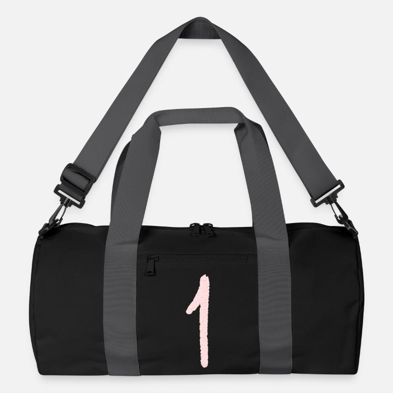 Abbildung 1 - Recycelte Duffel Bag - Schwarz/Graphitgrau