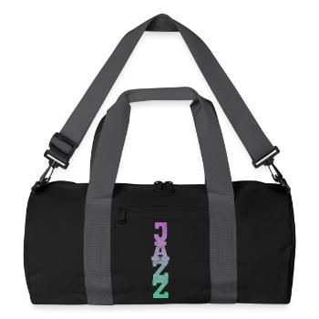 Jazz rétro - Sac de sport recyclé - noir/gris graphite - Devant