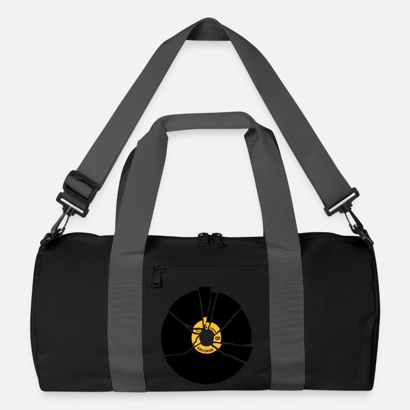 broken record cd vinyl Recycelte Duffel Bag