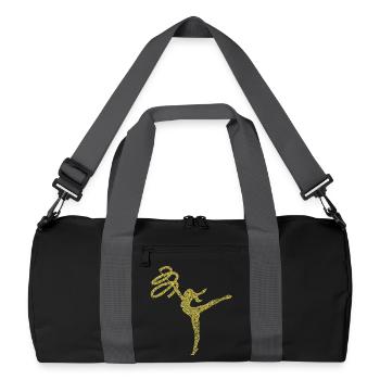 gymnastique - Sac de sport recyclé - noir/gris graphite - Devant