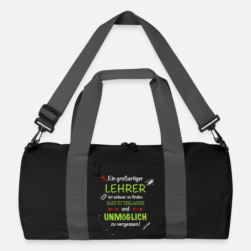 Ein großartiger Lehrer... Recycelte Duffel Bag