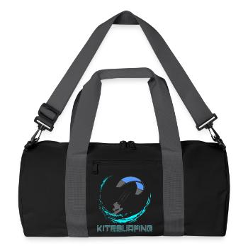 Kitesurfing - Recycled Duffel Bag - black/graphite grey - Front