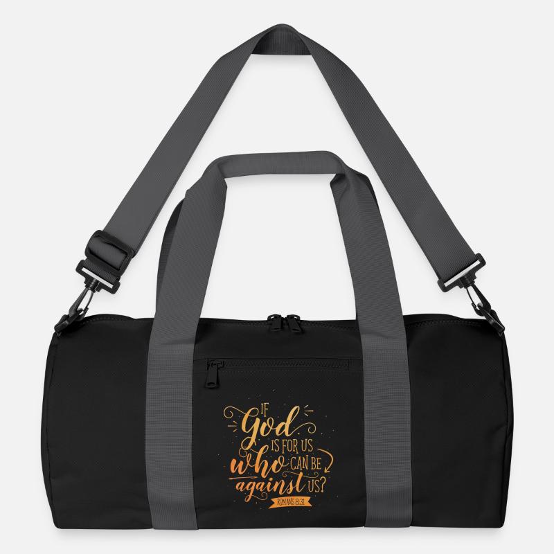 If God is for us Recycelte Duffel Bag