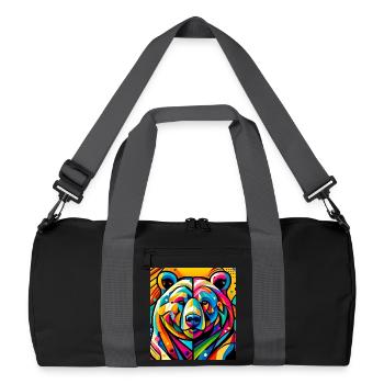 Bear - Recycled Duffel Bag - black/graphite grey - Front