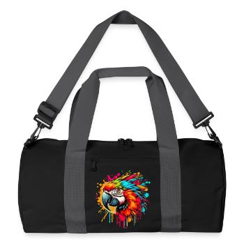 Parrot - Recycled Duffel Bag - black/graphite grey - Front