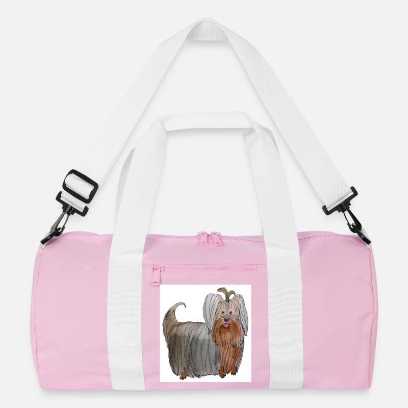 Yorkshire Terrier Aufkleber Recycelte Duffel Bag