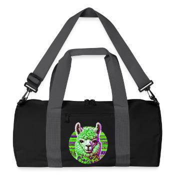 Alpaga - Sac de sport recyclé - noir/gris graphite - Devant