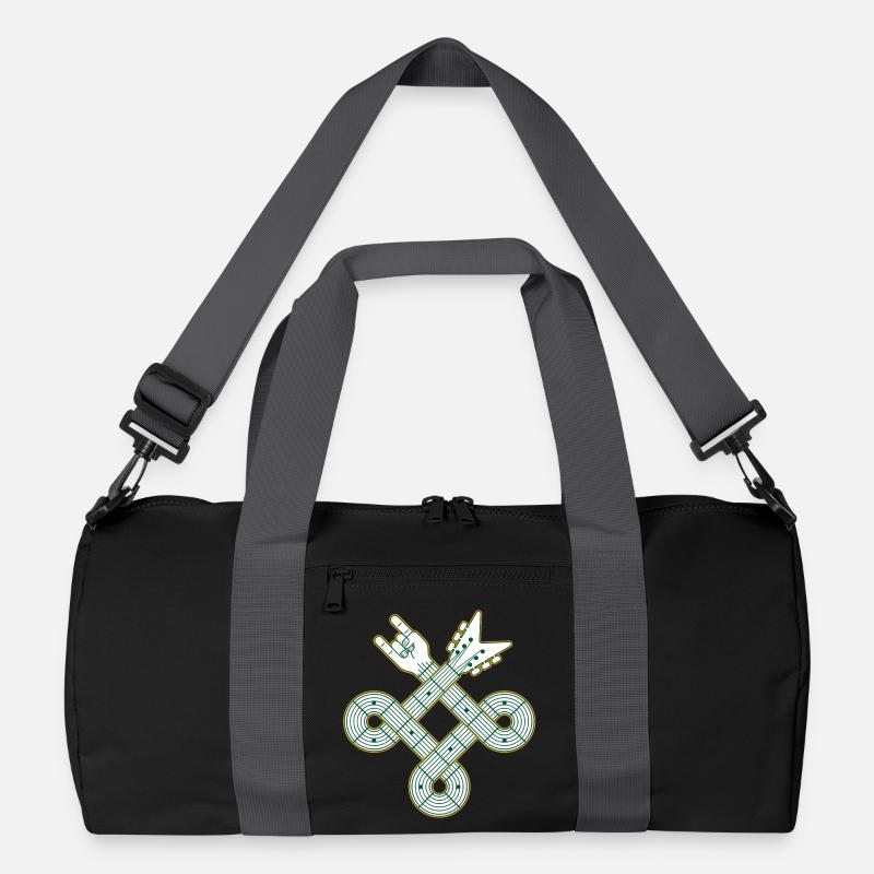 Celtic Knot Guitar Recycelte Duffel Bag