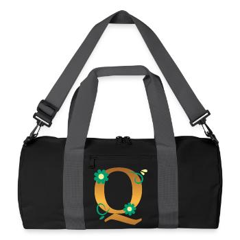 Q - Recycled Duffel Bag - black/graphite grey - Front