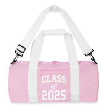 Class of 2025 - Recycled Duffel Bag - pink/white - Front