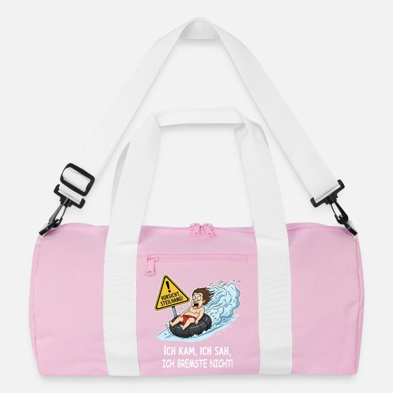 Ich bremste nicht Recycelte Duffel Bag