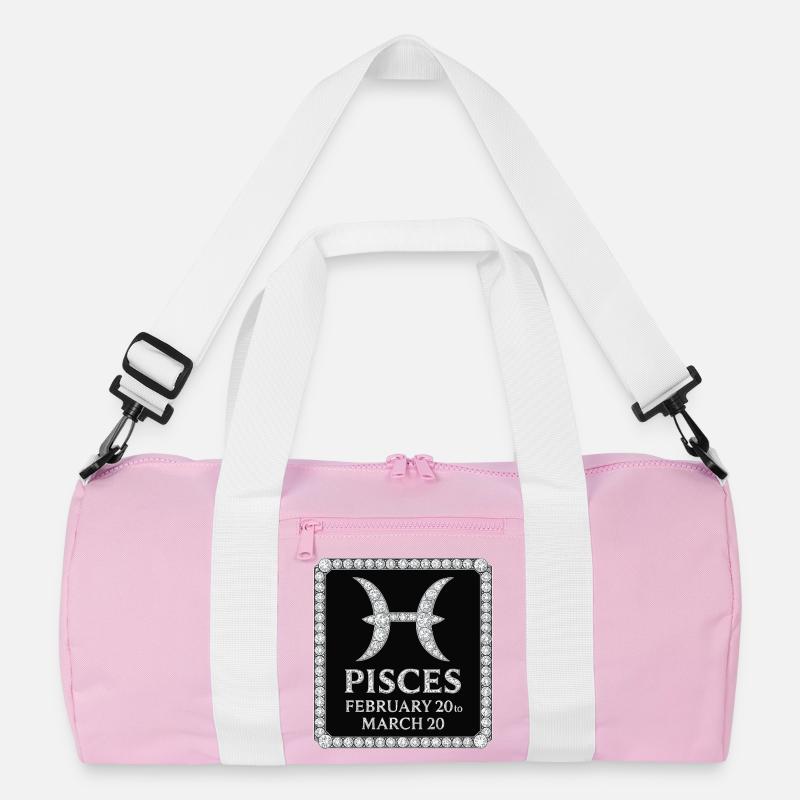 Zodiac sign Pisces Recycled Duffel Bag