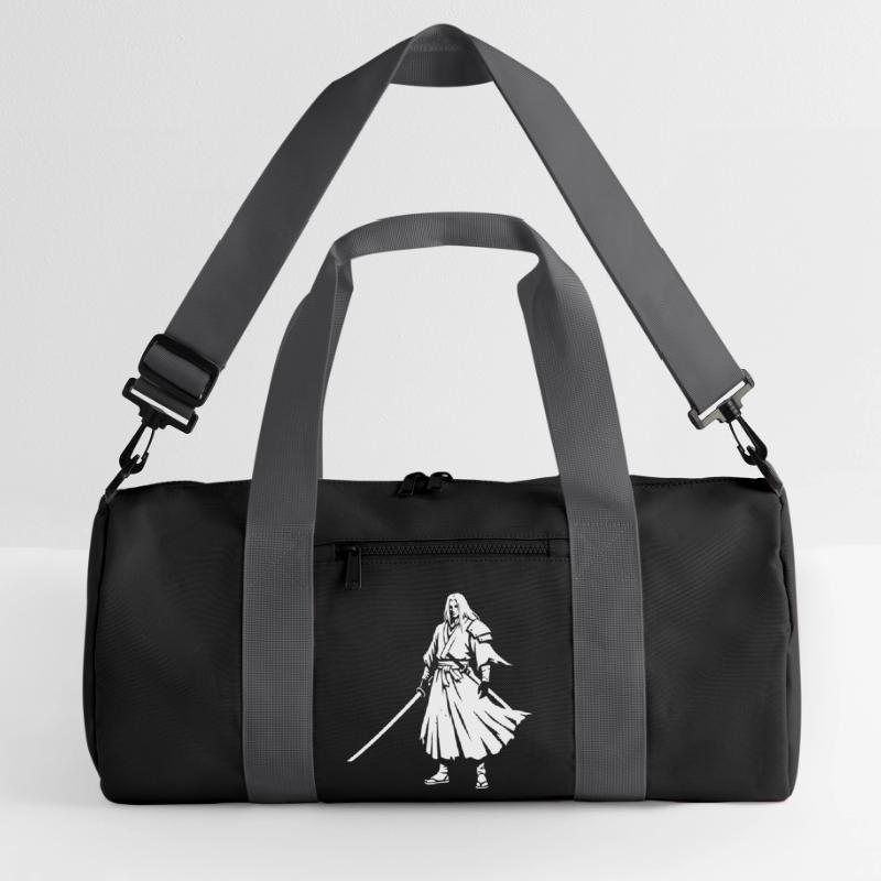 Anime Samurai Warrior Kimono Vector Sac de sport recyclé