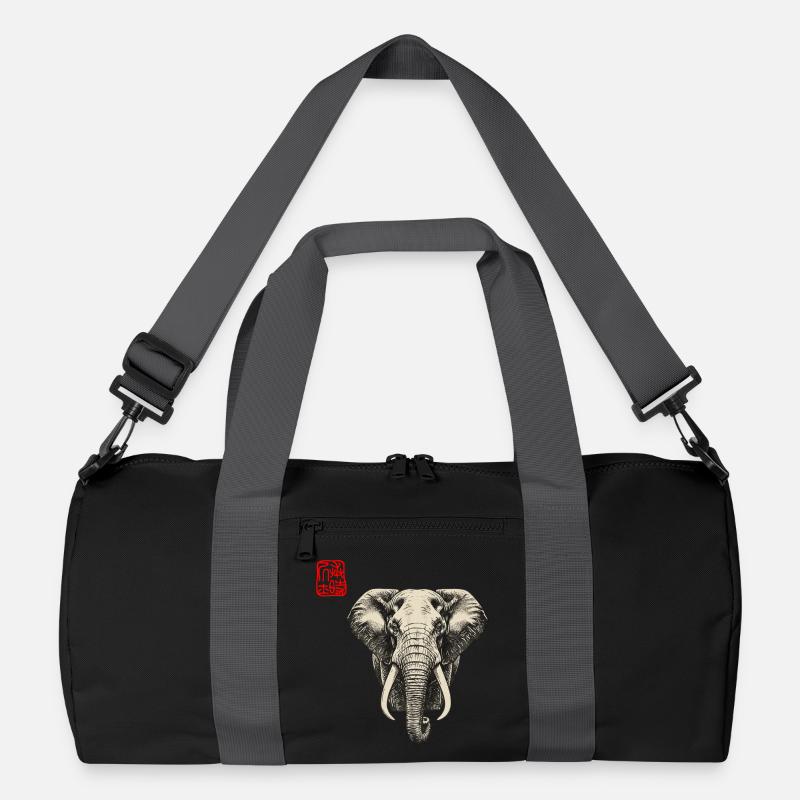 Elephant Asian Recycled Duffel Bag