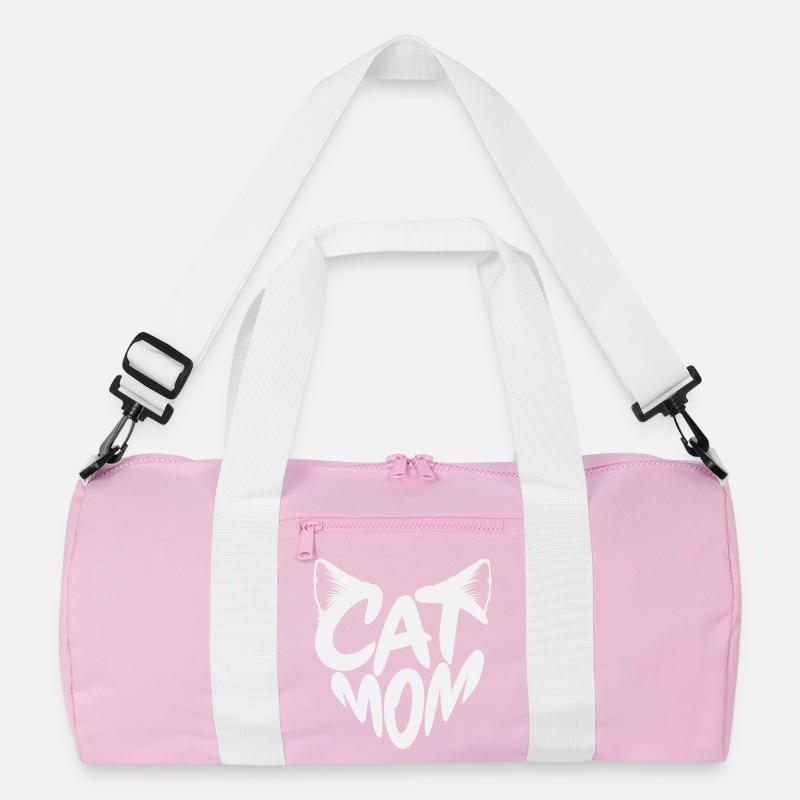 Cat Mom Cat Mommy Design Recycled Duffel Bag