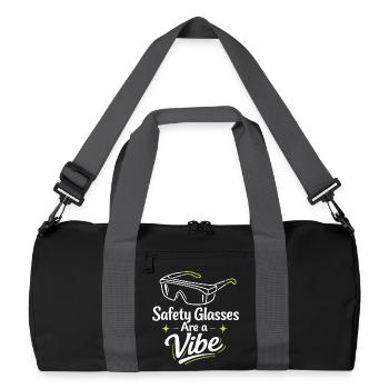 Goggle Vibe | Laboratory Safety - Recycled Duffel Bag - black/graphite grey - Front