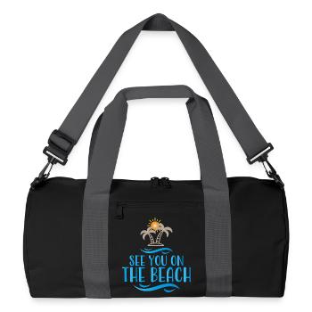 Beach - Recycled Duffel Bag - black/graphite grey - Front