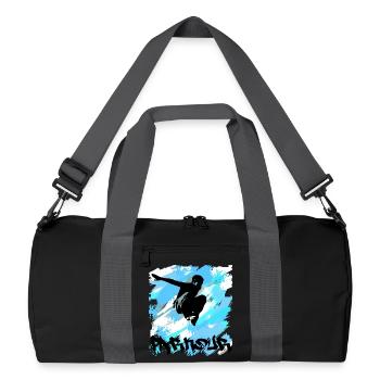 Parkour - Sac de sport recyclé - noir/gris graphite - Devant