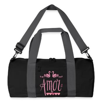 Cupid - Valentines T-Shirt - Recycled Duffel Bag - black/graphite grey - Front