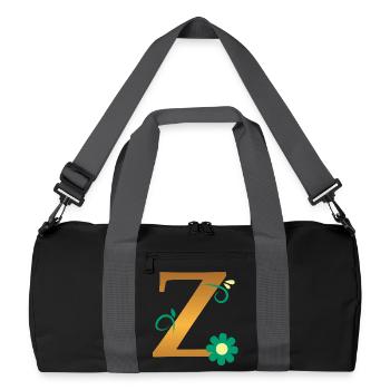 Z - Sac de sport recyclé - noir/gris graphite - Devant