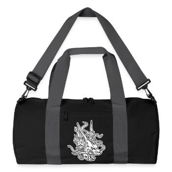 Kung Fu Dragons – Martial Arts & Tattoo Power - Recycled Duffel Bag - black/graphite grey - Front