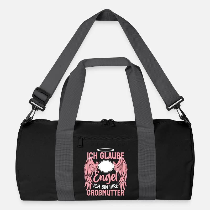 ich Glaube an Engel ich bin ihre großmutter Recycelte Duffel Bag