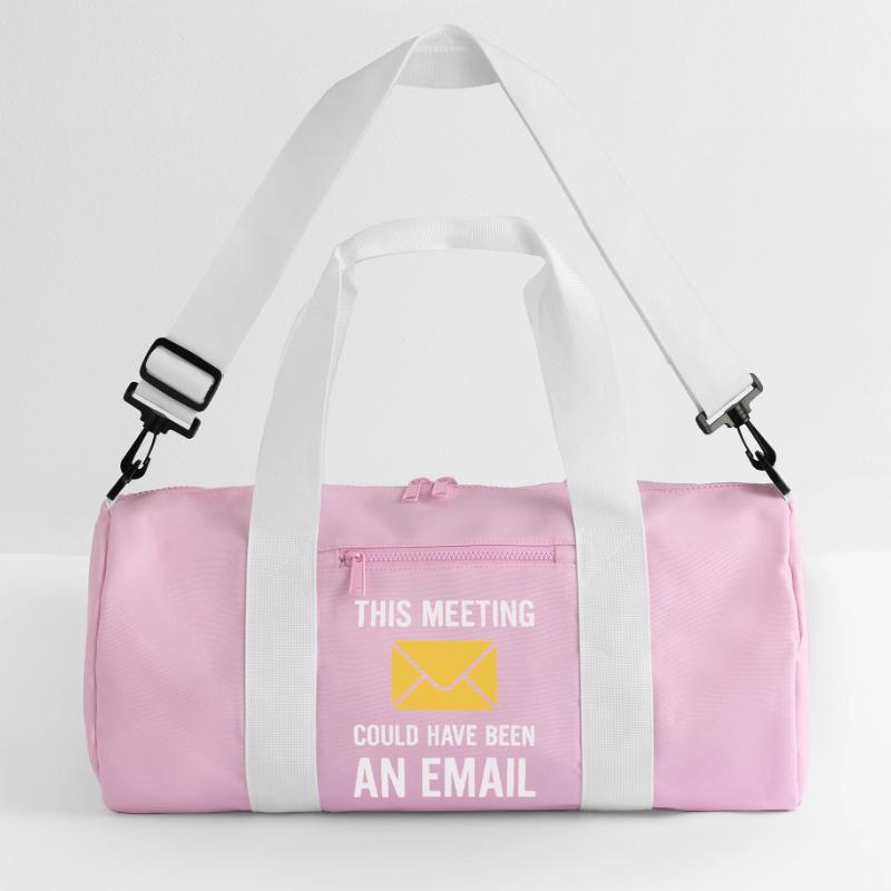 Meeting oder E-Mail Recycelte Duffel Bag