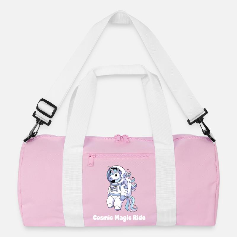 Kosmische Einhorn Raumfahrt Recycelte Duffel Bag