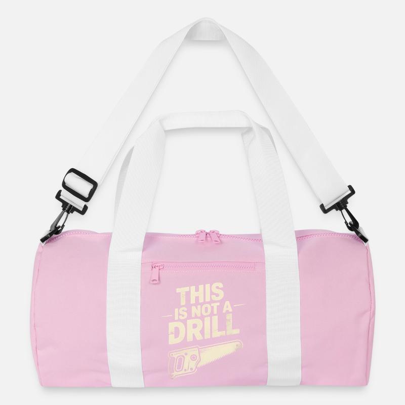 This is not a Drill - Funny Tools T-Shirt Recycled Duffel Bag