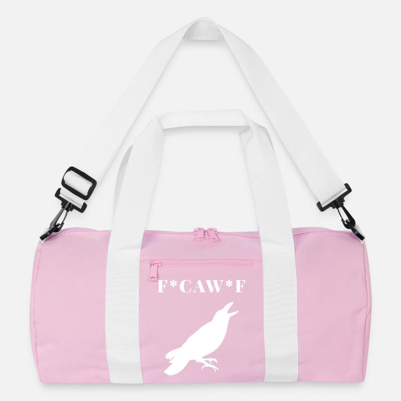 FCAWF Funny Crow Bird Design Recycelte Duffel Bag