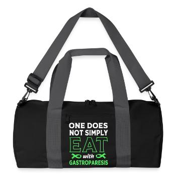 Gastroparesis - Recycled Duffel Bag - black/graphite grey - Front