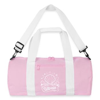 Ultreïa chemin de Saint-Jacques Compostelle - Sac de sport recyclé - rose/blanc - Devant