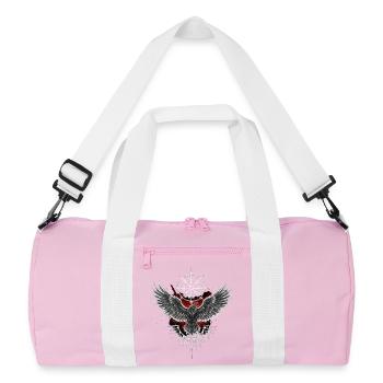Odin's Raven in the Blood Moon - Norse Mythology Wiki - Recycled Duffel Bag - pink/white - Front