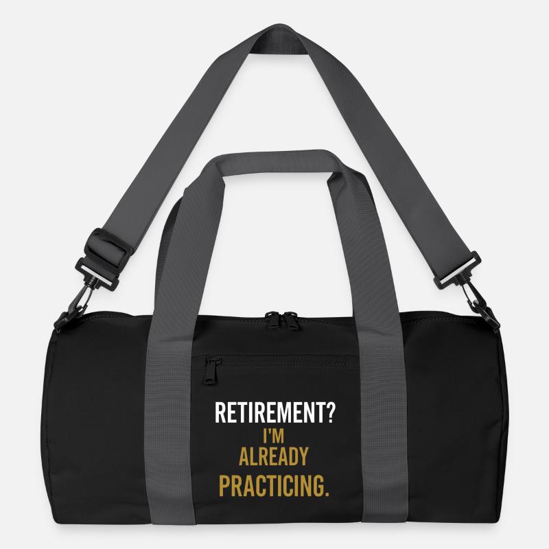 Ruhestand? Ich übe schon. Recycelte Duffel Bag